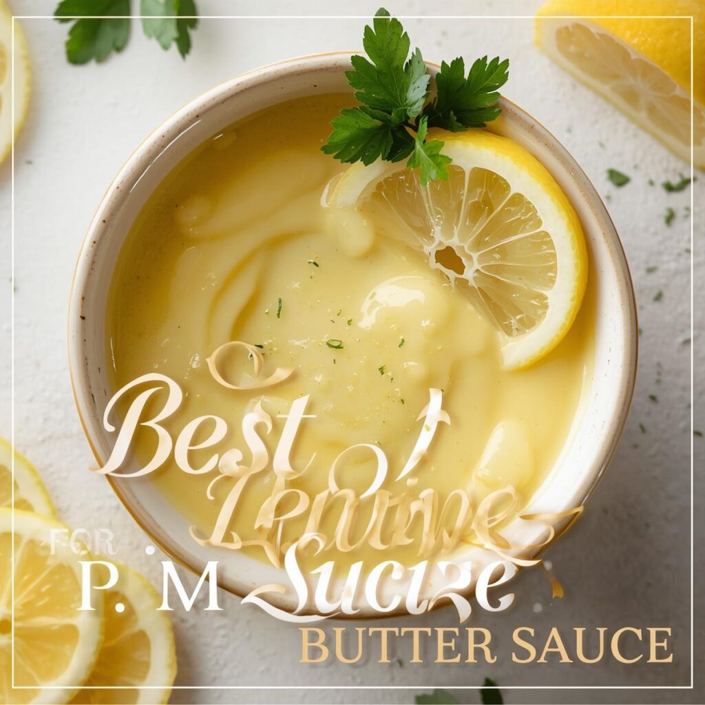 Lemon Butter Sauce: A Bright and Elegant Classic for Christmas